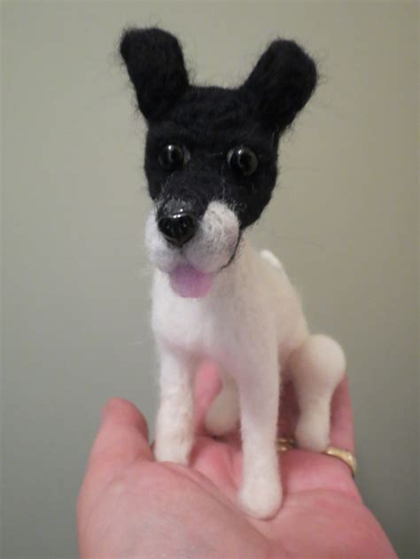 smooth fox terrier black  white  designs  karen   toy shoppe