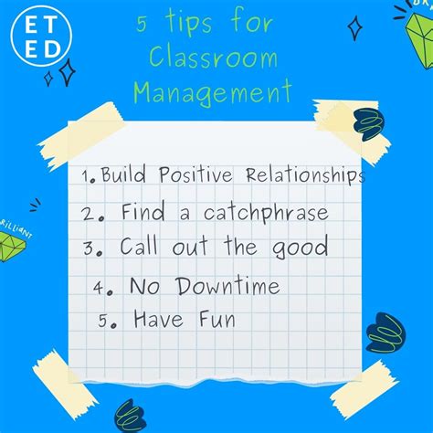 5 Tips For Classroom Management Every Teacher Every Day