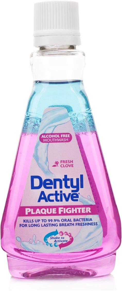 dentyl dual action mouthwash with fresh clove flavour 100 ml alcohol free mouthwash amazon