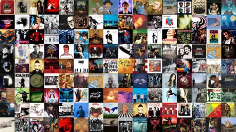 Wallpaper Music Album Covers Cover Art Collage 1920x1080