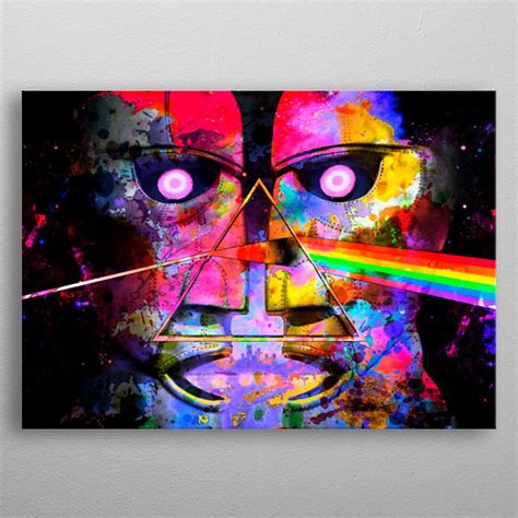Pink Floyd Psychedelic Art By Cristo Emilio Metal Posters Displate