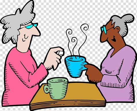 Free Download Coffee Tea Drink Woman Two Old Women Who Drink Tea