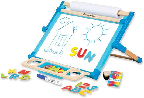 Melissa And Doug Double Sided Magnetic Tabletop Art Easel My Bored Toddler