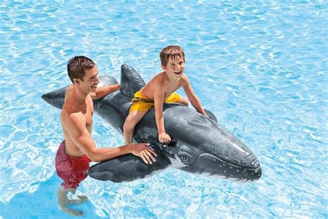 Intex Realistic Inflatable Whale Ride On Uk Toys And Games