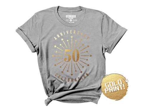 Celebrating 50th Anniversary Shirts Celebration Shirts Etsy