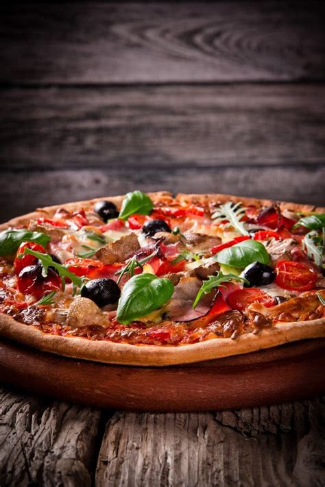 Delicious Italian Pizza Stock Photo Image Of Crust Sauce 29759322