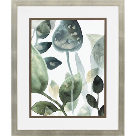 Paragon - Water Leaves I | Framed canvas wall art, Framed wall art, Framed art
