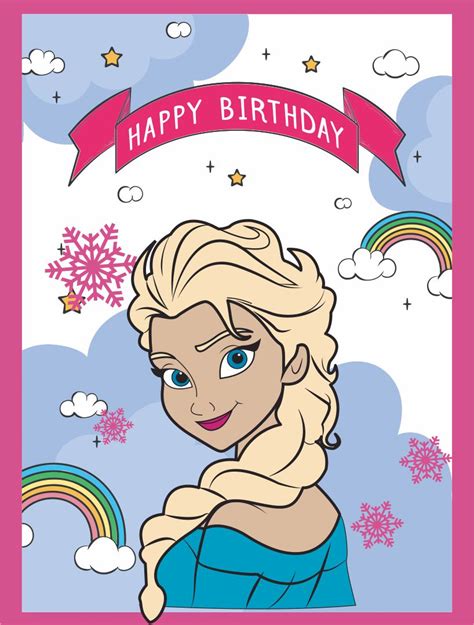 Printable Disney Birthday Cards Printable World Holiday
