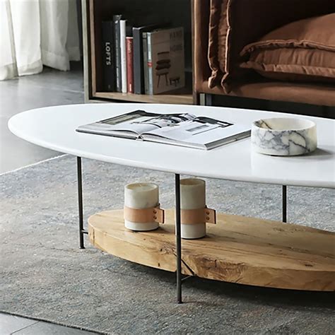 Coffee Table With Shelf Oval Coffee Tables Stylish Coffee Table Console Style Console Table
