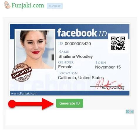 How To Create Facebook Id Card Fake Identity Maker 2017