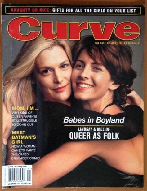 curve magazine nov 2001 lesbian gay lindsay and mel queer as folk ebay