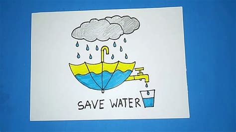 Best Save Water Drawing Images For Drawing Competition