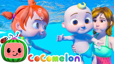 Cocomelon Swimming Song Sing Along Abc Cocomelon Moonbug