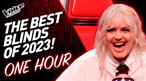 one hour of the best blind auditions of 2023 on the voice top 6 youtube