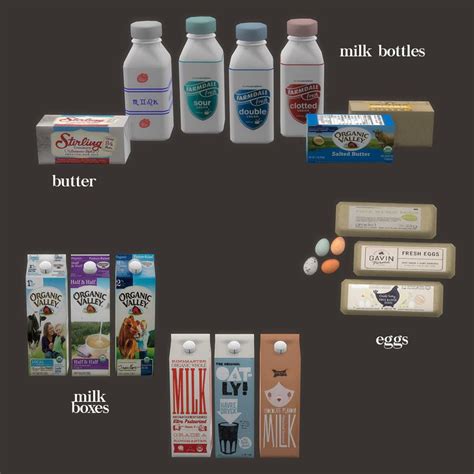 R13 Conversions By Leosims Sims 4 Description Milk Bottle 992 Poly