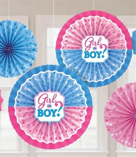 Girl Or Boy Gender Reveal Paper Fans In Jeddah Joi Ts