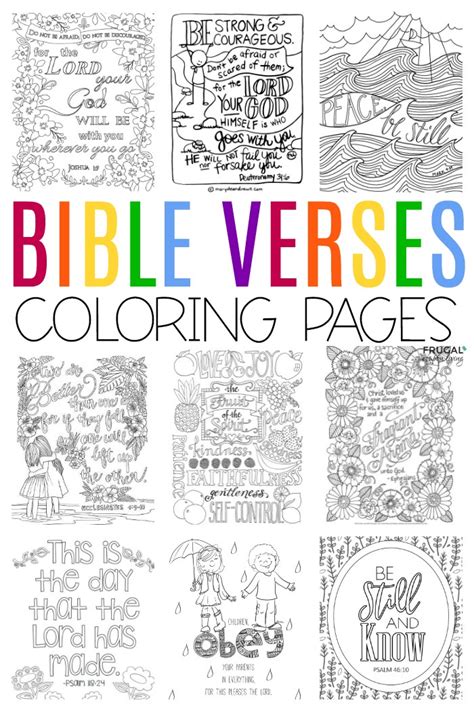 Bible Verse Coloring Pages For Adults Teens And Toddlers