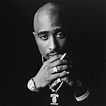 2 Pac Tupac shakur black and white Music Cover Album Canvas | Etsy