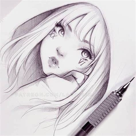 Asia Ladowska Anime Drawings Sketches Pencil Art Drawings Anime