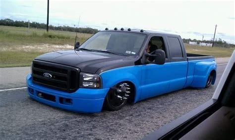 Ford F350 Superduty Crew Cab Dually Lowrider Trucks Lowered Trucks