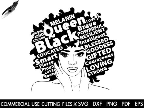 black woman svg afro svg black history month svg black etsy uk