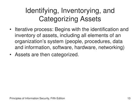 Hazard identification is the first step in risk assessment. PPT - Principles of Information Security, Fifth Edition ...