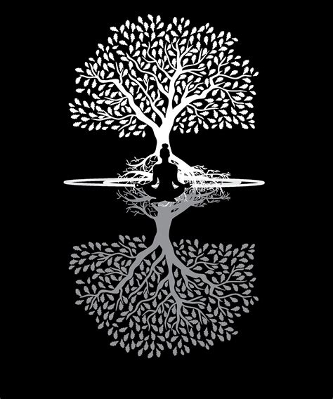 Yoga Girl Tree Of Life Meditation Etsy