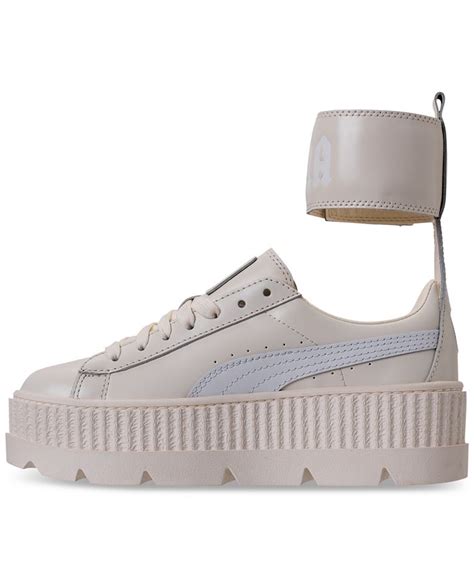 Puma Womens Fenty X Rihanna Ankle Strap Creeper Casual Sneakers From