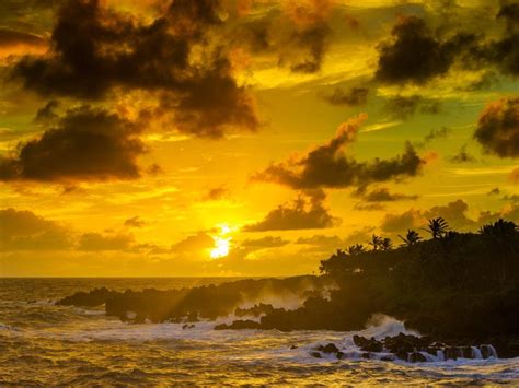 Sunset Waianapanapa State Park Maui Hawaii State Parks The Great