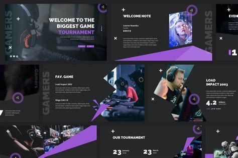 Gaming Powerpoint Templates
