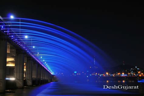 In Pictures Surats Proposed Water Fall Fountains Bridge Deshgujarat