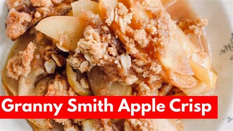 Best Granny Smith Apple Crisp Recipe So Yummy Good Youtube