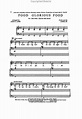 Sheet music: Food Glorious Food (from Oliver) (Choral 2-part)