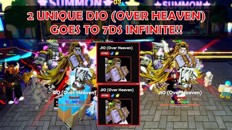 2 Unique Diojio Over Heaven Goes To 7ds Infinite How Far Can We Go