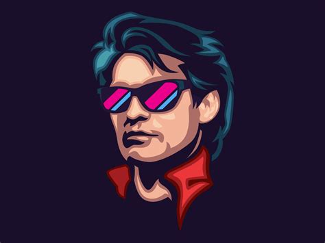 80s Guy By James White On Dribbble