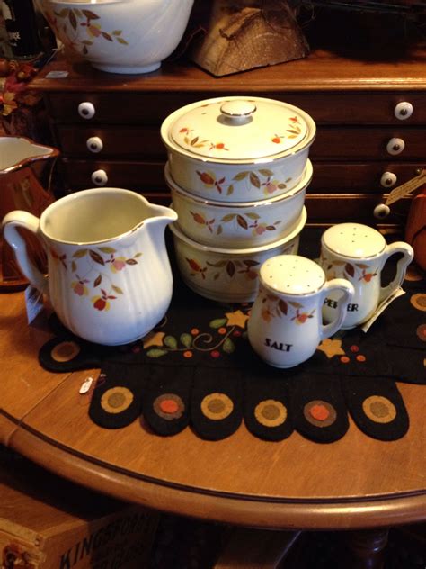 Maybe you would like to learn more about one of these? Hall China's AUTUMN LEAF...one of the most popular kitchen ...