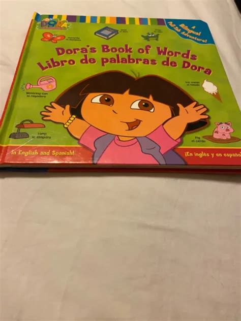 Dora The Explorer Book Of Words Pull Tab Adventures English And Spanish 800 Picclick