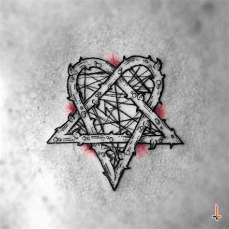 Aggregate 54 Heartagram Tattoo Stencil Super Hot In Cdgdbentre