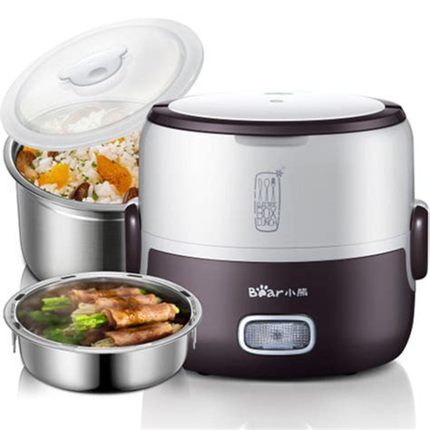 L V Stainless Steel Electric Rice Cooker Portable Mini Steamer