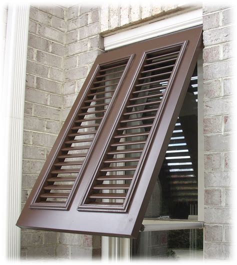 Exterior Window Shutters Decorating The Architecture Of