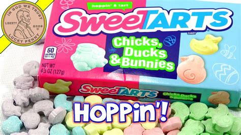 Sweetarts Chicks Ducks And Bunnies Hoppin And Tart Easter Basket Candy Youtube