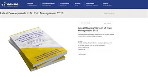 Latest Developments In M Pain Management 2016 Efhre