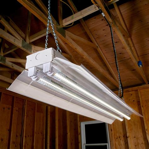 How To Install Fluorescent Light Fixture In Garage Shelly Lighting