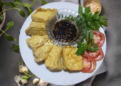 Extra sambel kecap pedas 1 pcs. Resep Tahu Goreng Sambal Kecap Pedas oleh Erni's Kitchen ...