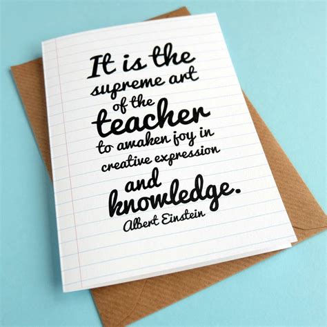 Teacher Quotes Thank You Card Quotesgram