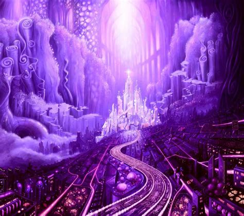 Purple Fantasy Wallpapers Wallpaper Cave