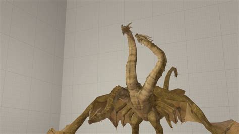 Godzilla Sfm King Ghidorah Gravity Beams Test 2 Youtube