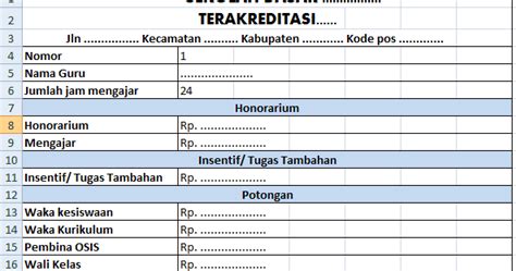 Bonus rm1,000 untuk penjawat awam perak sempena aidilfitri ipoh:kerajaan negeri perak hari ini mengumumkan pemberian. Contoh Slip Gaji Guru Sd - Contoh Ria