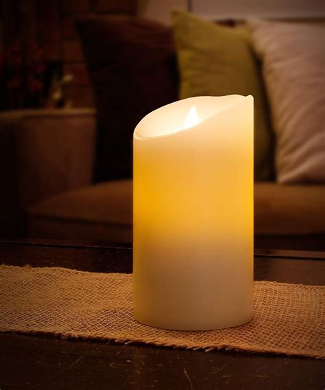 Aluratek Alc3506f 6 Flameless Led Wax Candle With Built In Timer Cream Candles Candle Wax Wax