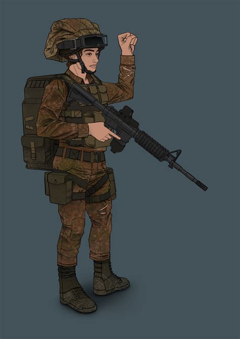 Artstation Idf Soldier Fanart